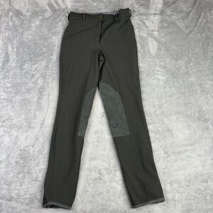 Tuff Rider Breeches Equestrian Women's Size 26 Horse Riding Pants Gray‎ Charcoal